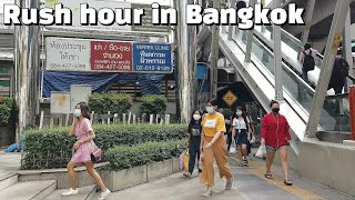 [4K] Bangkok Walking Tour | Around Phaya Thai BTS Station in the Morning