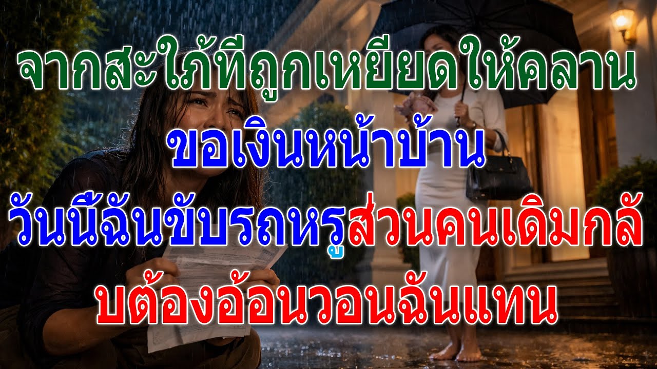 จากสะใภ้ถูกเหยียดให้คลานขอเงิน วันนี้ฉันขับรถหรู คนเดิมต้องอ้อนวอนฉันแทน