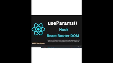 useParams Hook in React Router #shorts #react
