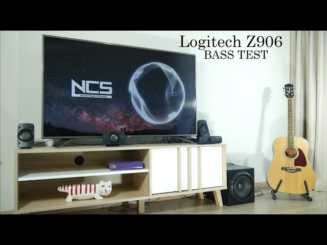 Logitech Z906 5.1 surround system sound/bass test [HQ] 