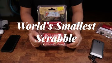 World’s Smallest (Playable) Scrabble!
