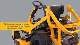 How to Find the Model Number on a Cub Cadet PRO Zero-Turn