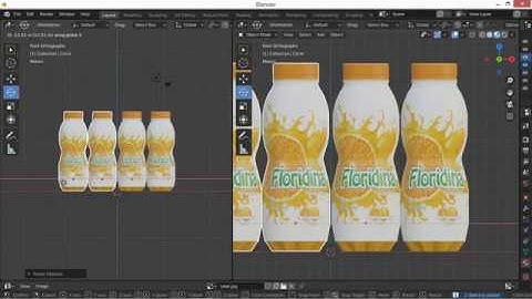 Tutorial Desain Mockup Kemasan Botol Minuman & Memberi Label pada Blender 3D 2.82 untuk PEMULA