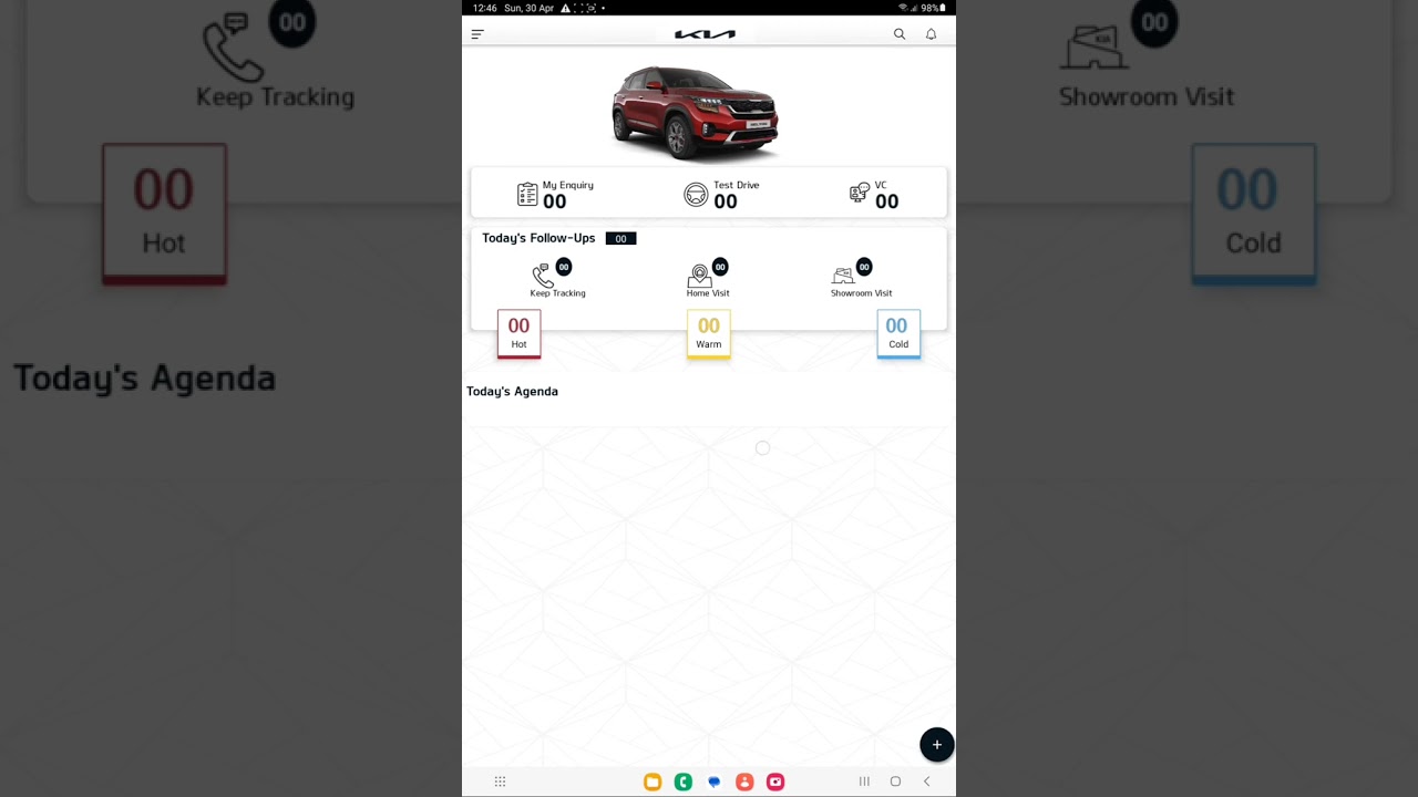 KIA MY Sales App (Enquiry and Test Drive Punching)