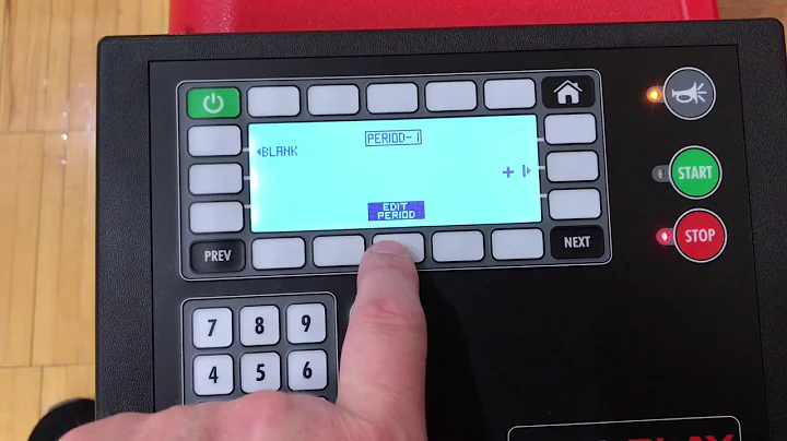 MP-80 Scoreboard controller operation