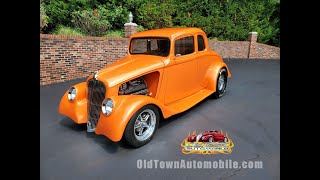 1933 Willys 77 Coupe in Candy Tangerine for sale Old Town Automobile in Maryland