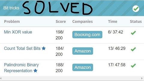 6 REVISION BIT TRICKS (Linked List)-Interviewbit #bitmanipulation#programming