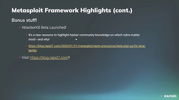 Metasploit Demo Meeting 2020-02-25