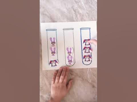 Игра сортировщик пробирки, Удивительный цифровой цирк, Помни и Джекс # ...