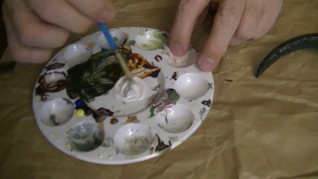 Casting Demo #1 Fimo Dragon or Raptor Claws from a silicone mold!