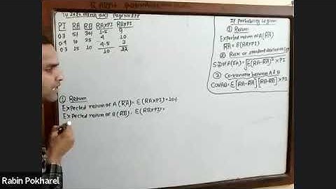 mbs second sem- finance - risk and return ( fourth  class )TU 2020 complete solutions