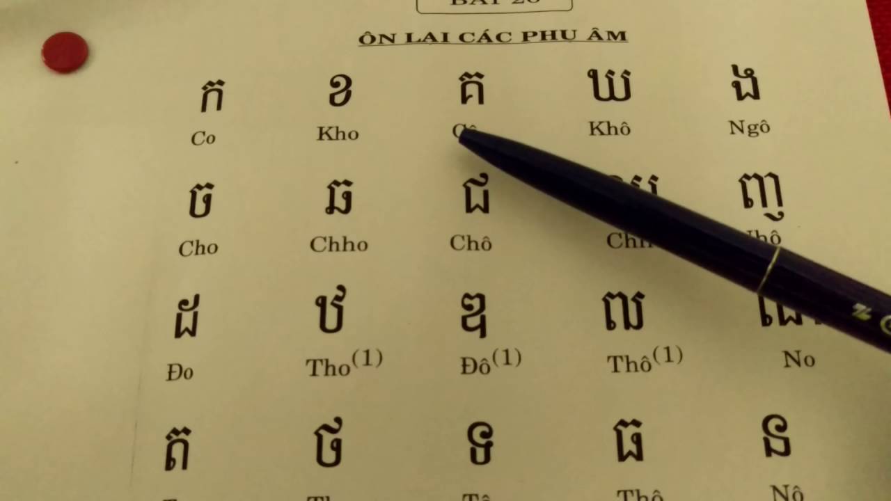 Học tiếng khmer | Tu hoc tieng khmer-Bai 20