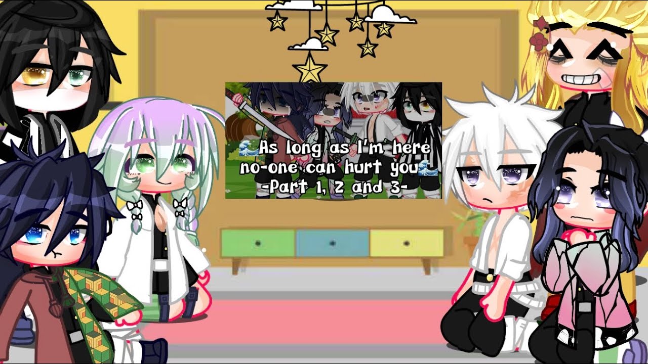 []Hashiras react to 🌊As longs as I’m here no-one can hurt you 🌊[] Ds/Kny[]Giyuu angst[]