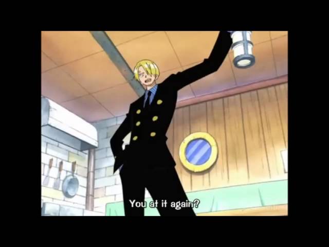 luffy gets caught sanji's trap