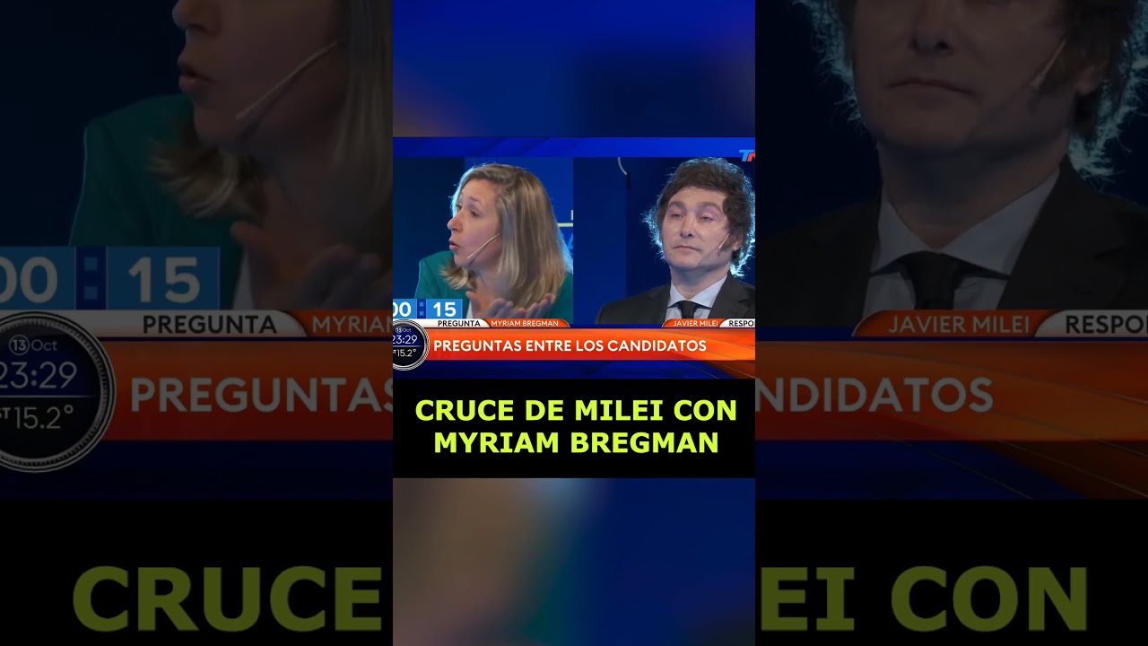 Milei vs Myriam Bregman: "Ya terminó con su perorata" | 