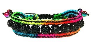 DIY: macrame bracelet shamballa DIY: macrame bracelet shamballa