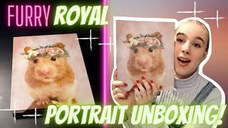 🐹UNBOXING MY NEW FURRYROYAL PET PORTRAIT🎨