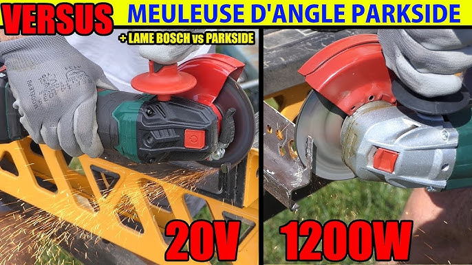 Parkside 1200W Angle Grinder Ø125mm With Cutting Disc And Auxiliary Handle  4055334258302