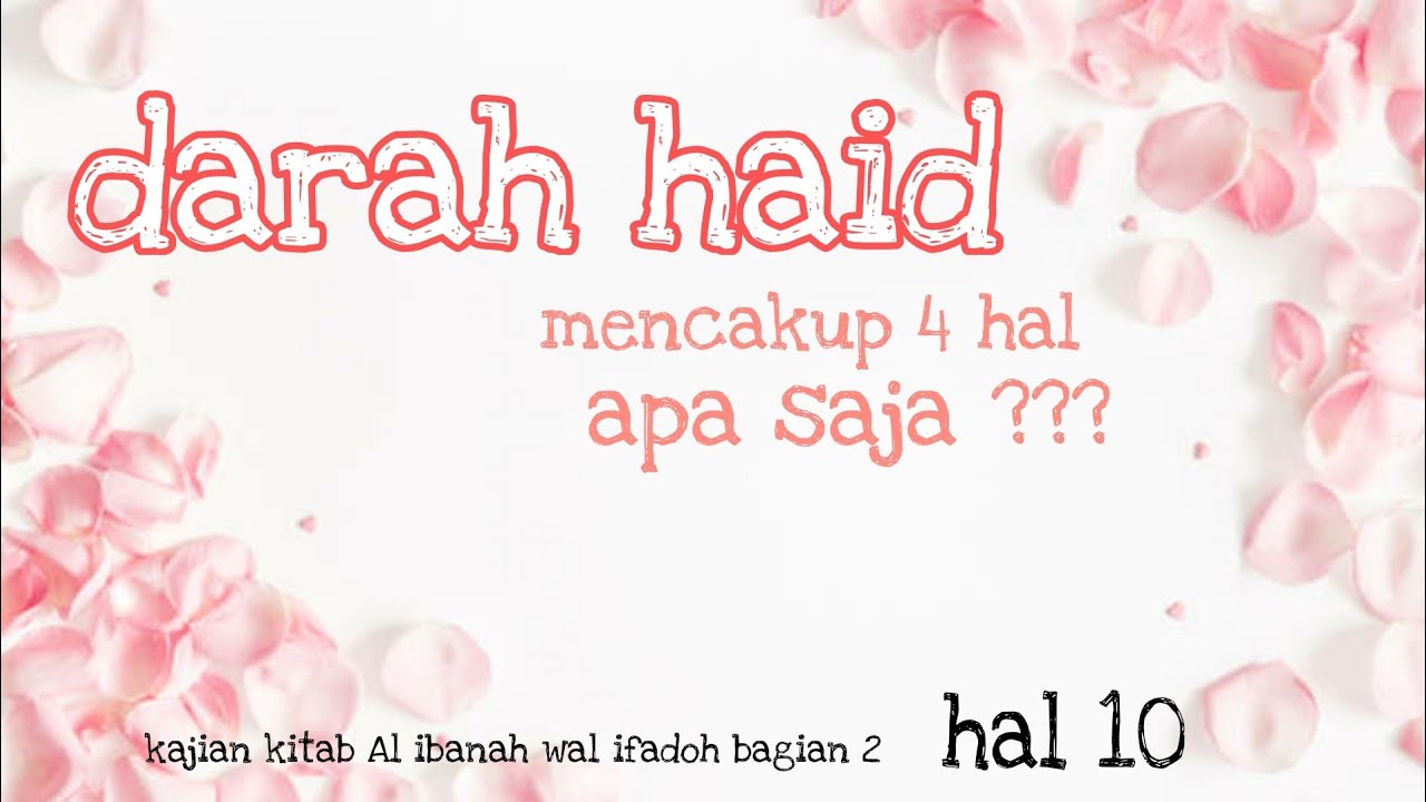 Apakah Darah Haid Itu Apa Beda Nya Dengan Istihadoh Dan Nifas Al apakah-darah-haid-itu-apa-beda-nya-dengan-istihadoh-dan-nifas-al