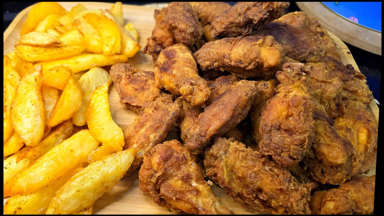 مطبخ ام وليد / ب35الف حضرت احلى أجنحة الدجاج 🐔 مقليين و مقرمشين و حارين الله الله تحفة 😋.