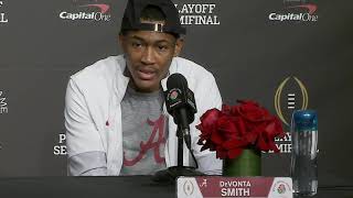 Alabama offensive players press conference following 31-14 Rose Bowl win over Notre Dame