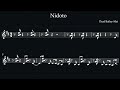 Nidoto  a composition for solo guitar