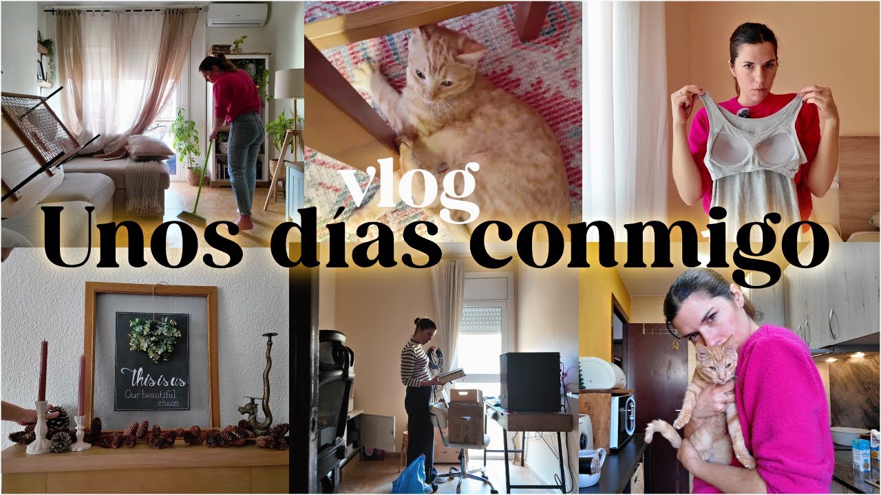 UNOS DÍAS CONMIGO 🍵 Un vlog relajado con una acompañante felina ❤️🏠