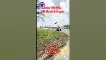 KDC TÂN ĐỨC. MẶT TIỀN ĐẠI LỘ GIÁ NGỘP  #bánđấtlongan #batdongsanduchoa