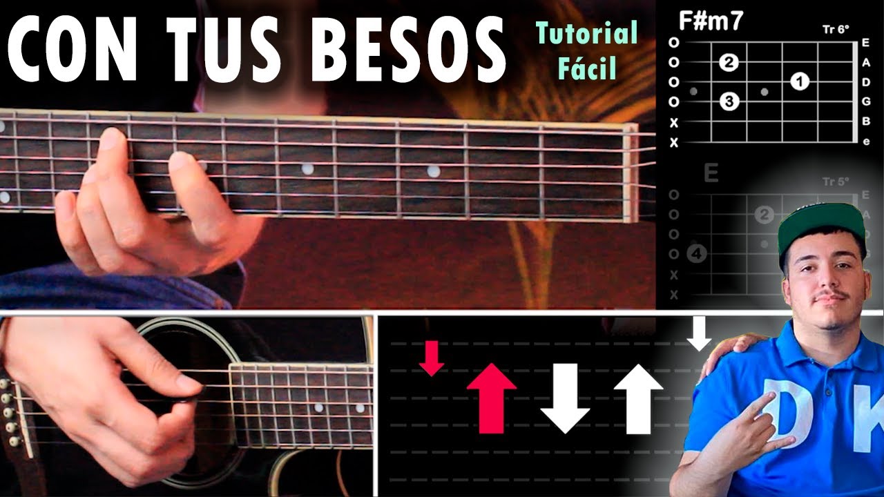 Con Tus Besos - Eslabón Armado GUITARRA Tutorial | Acordes