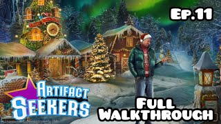 Artifact Seekers Ep.11: Santa's Manor — Full Walkthrough & All Hidden Objects (FIVE-BN Games) screenshot 2