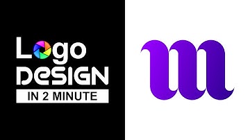 M LETTER  Mockup Professional Logo CorelDraw Tutorial | Nabeel Graphics | Best Corel draw Tutorial