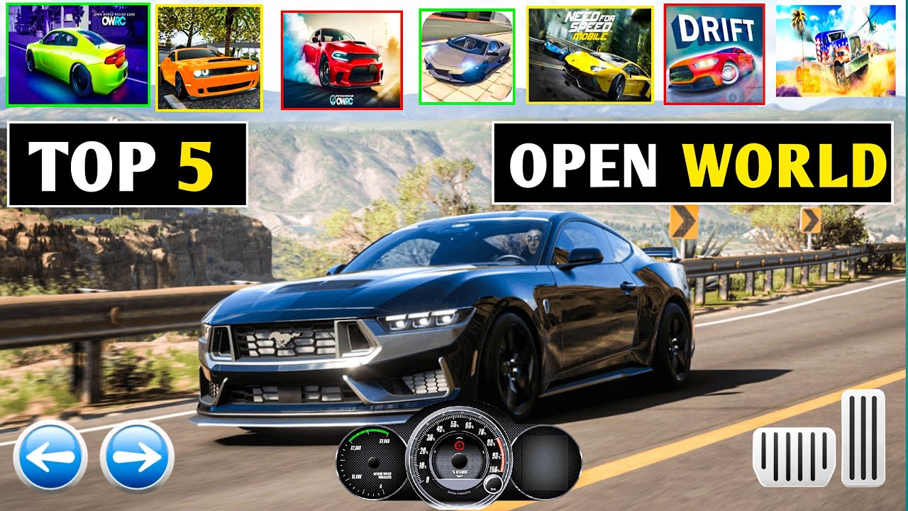 Top 5 Best Open World Car Games For Android | Best Realistic Open World ...
