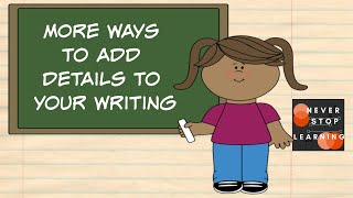Celebrity MORE Ways to Add Details to Your Writing (2020) Profile