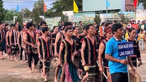 Đội cồng chiêng làng Thong Yố xã Ia Kênh TP Pleiku