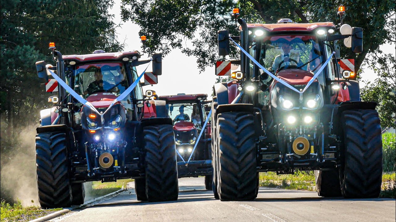 ESKORTA WESELNA | 5x CASE 🔥 Bramy ciągnikami | GR STELĘGOWSCY