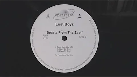 Lost Boyz | A+ | Canibus | Redman - Beasts From The East (Main Mix) - 1997 Universal Promo - Vinyl