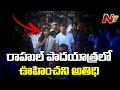 Actress Poonam Kaur walks with Rahul Gandhi during Bharat Jodo Yatra