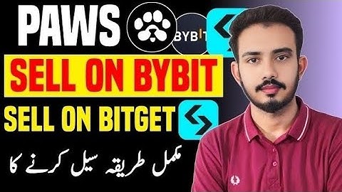 How To Sell Paws Token on Bybit | How To sell Paws Token on Bitget & gate.io | Tech Tef