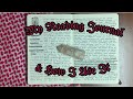 HOW I SET UP AND USE MY 2025 READING JOURNAL (minimalistic, functional, beginner-friendly) [CC]