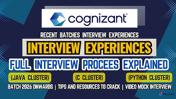 Cognizant Interview Experience for Freshers 2026 | Technical Interview Process & Real Experiences