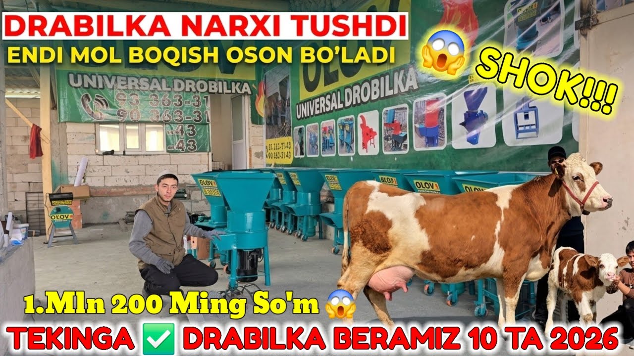 BU USTA XECHKIM QILMAGAN ISHNI QILDI 10 ta DRABILKANI BEPULGA BERMOQCHI. DRABILKA NARXLAR 2026