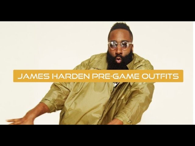 NBA James Harden Tunnel/Pre-game outfits compilation 