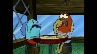 Spongebob, Patrick, Mr. Krabs And Two Bikini Bottomites - Crying Read Description