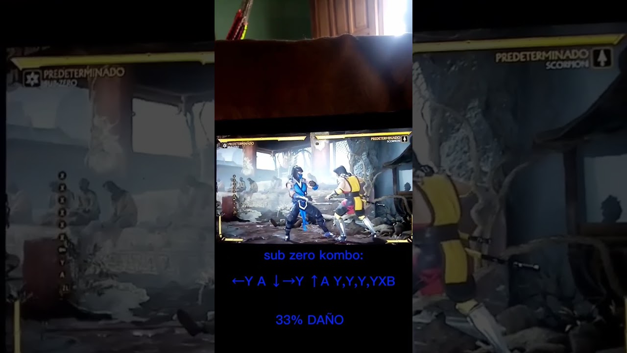 sub-zero kombo mk11 nintendo switch