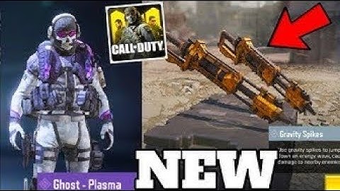 COD MOBILE HOW TO UNLOCK GRAVITY SPIKES | GHOST PLASMA SKIN | AND MORE! CALL OF DUTY MOBILE!