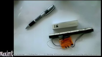 Postbag live - 181005 (plus demo of my large 64x8 TM1640 mini LED matrix)