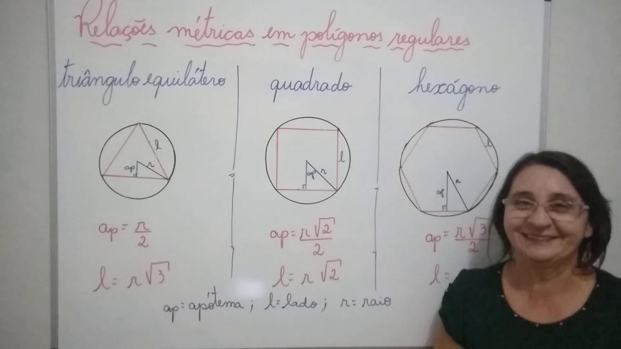 Relações métricas em polígonos regulares
