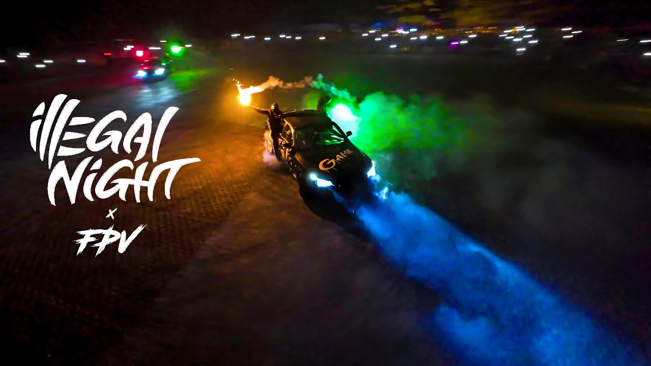 Illegal Night WROCLAW - Drift Madness FPV 4k 