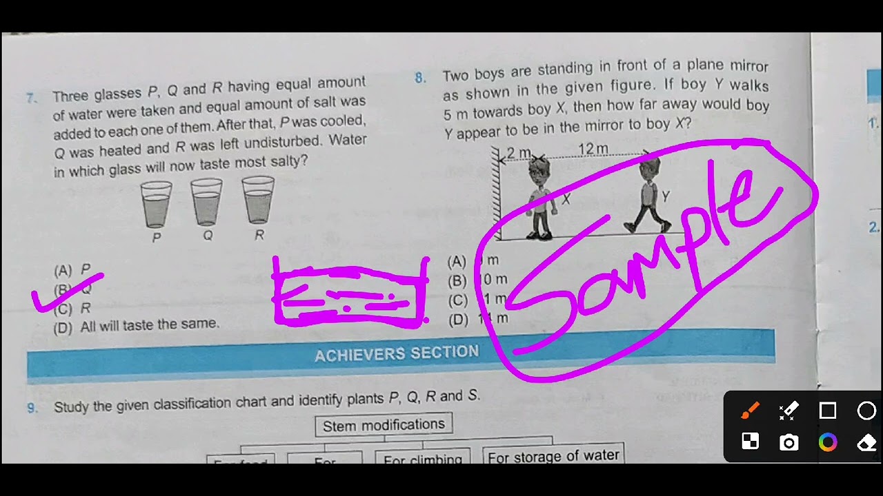 CLASS 6 NSO SAMPLE PAPER 2024 | NSO CLASS 6 SOLUTION | SCIENCE OLYMPIAD ...