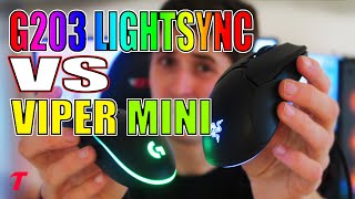 Logitech G203 Lightsync vs Razer Viper Mini - YOUR Next Gaming Mouse!  (Detailed Comparison)